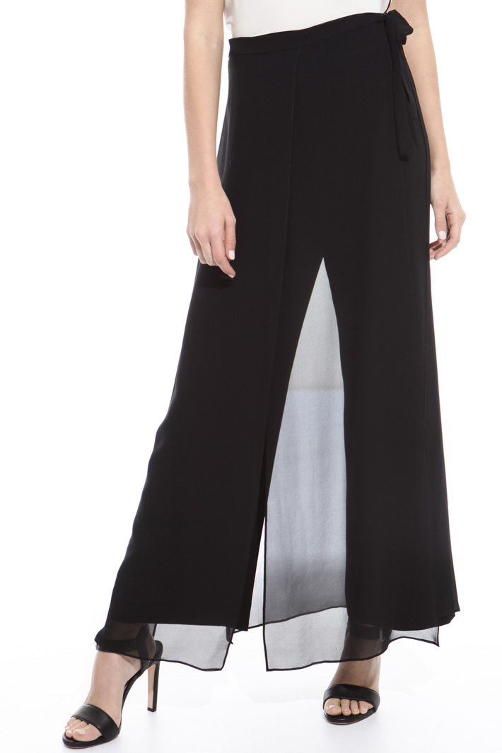 Trousers with sarong Diffusione Tessile Trousers with sarong Diffusione Tessile