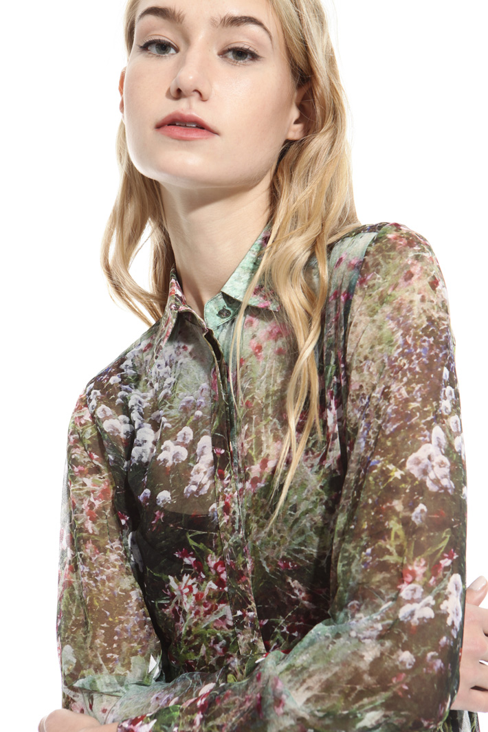 Camicia in georgette di seta Intrend Camicia in georgette di seta Intrend