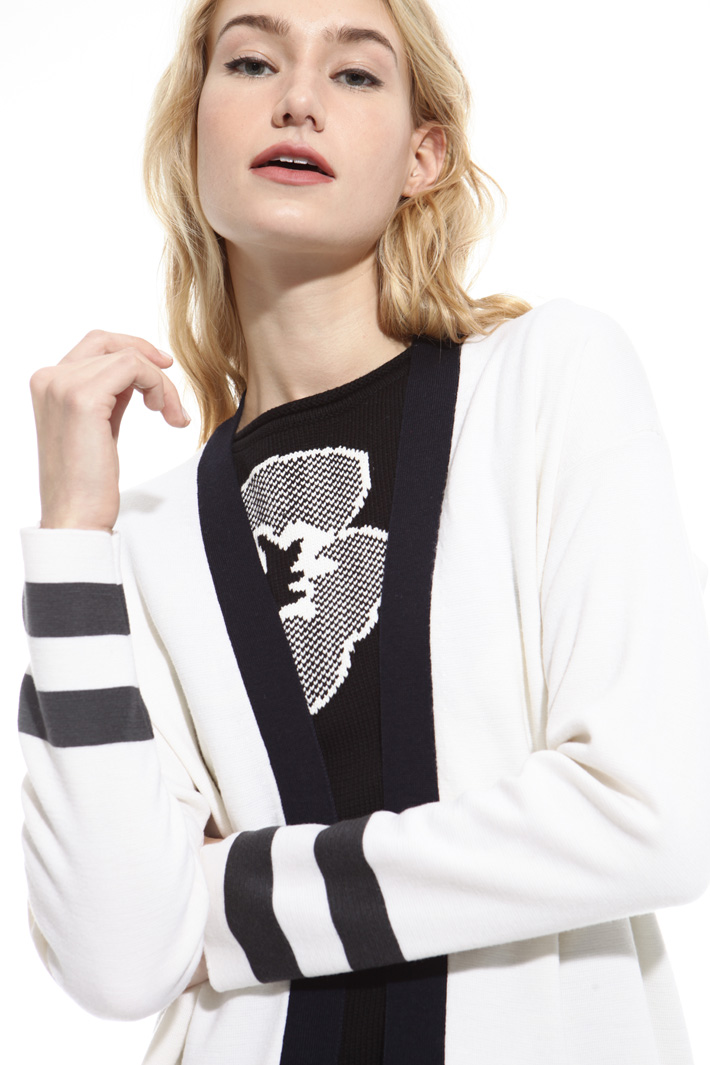 Virgin wool cardigan Diffusione Tessile Virgin wool cardigan Diffusione Tessile