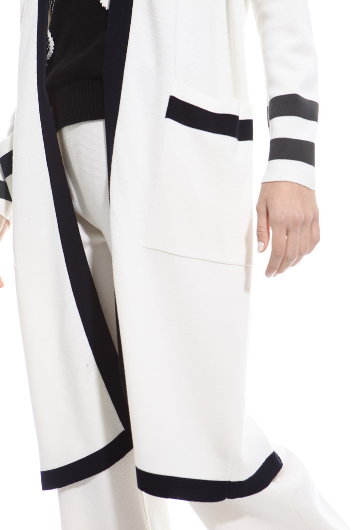 Virgin wool cardigan Diffusione Tessile Virgin wool cardigan Diffusione Tessile