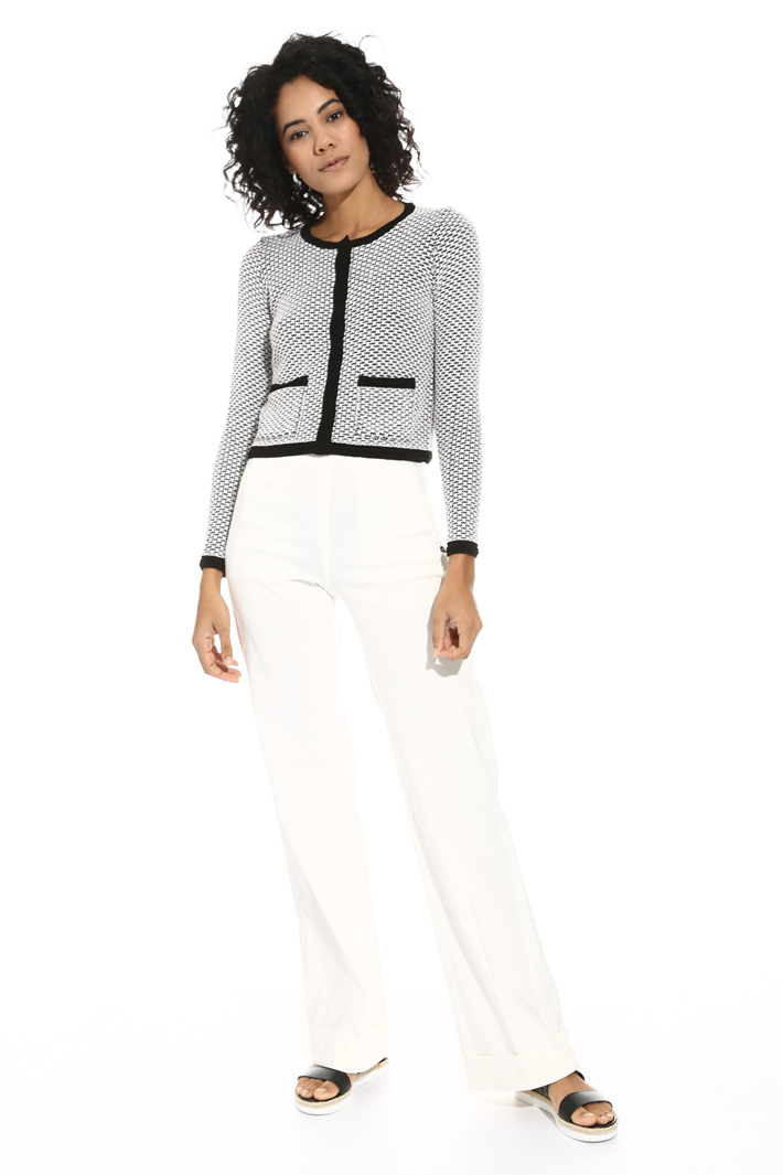 Two-tone cardigan Intrend Two-tone cardigan Intrend