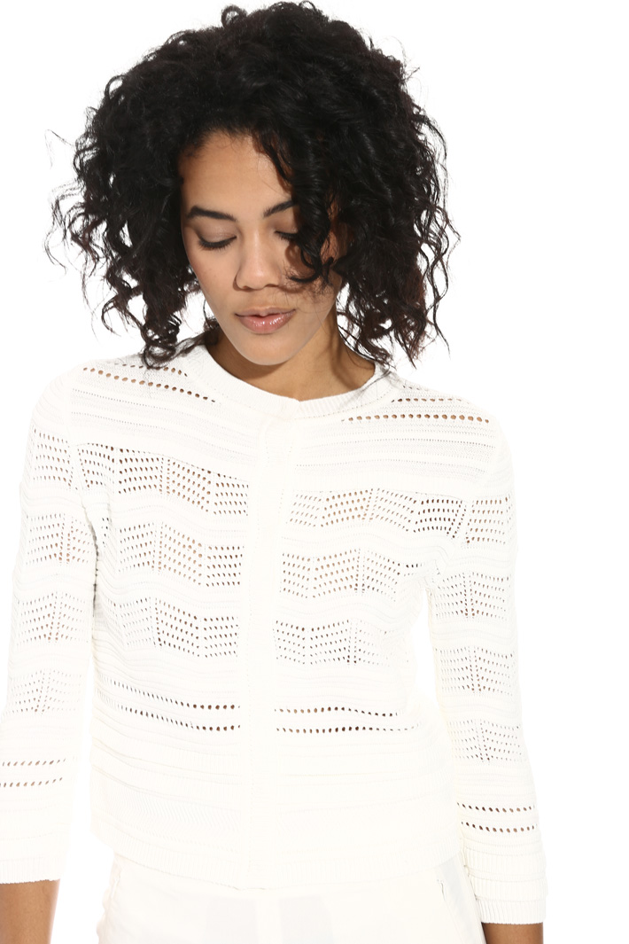 Mesh viscose cardigan Intrend Mesh viscose cardigan Intrend