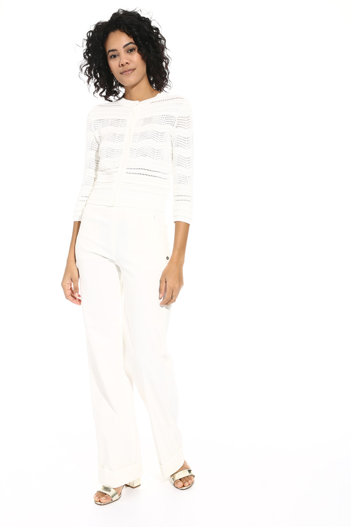 Mesh viscose cardigan Intrend Mesh viscose cardigan Intrend