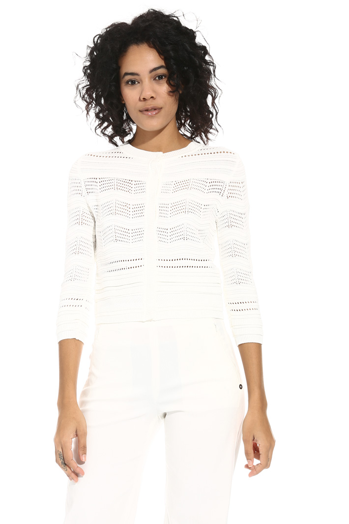 Mesh viscose cardigan Intrend Mesh viscose cardigan Intrend