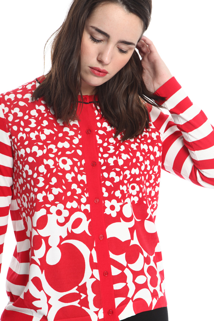 Stretch viscose cardigan Intrend Stretch viscose cardigan Intrend