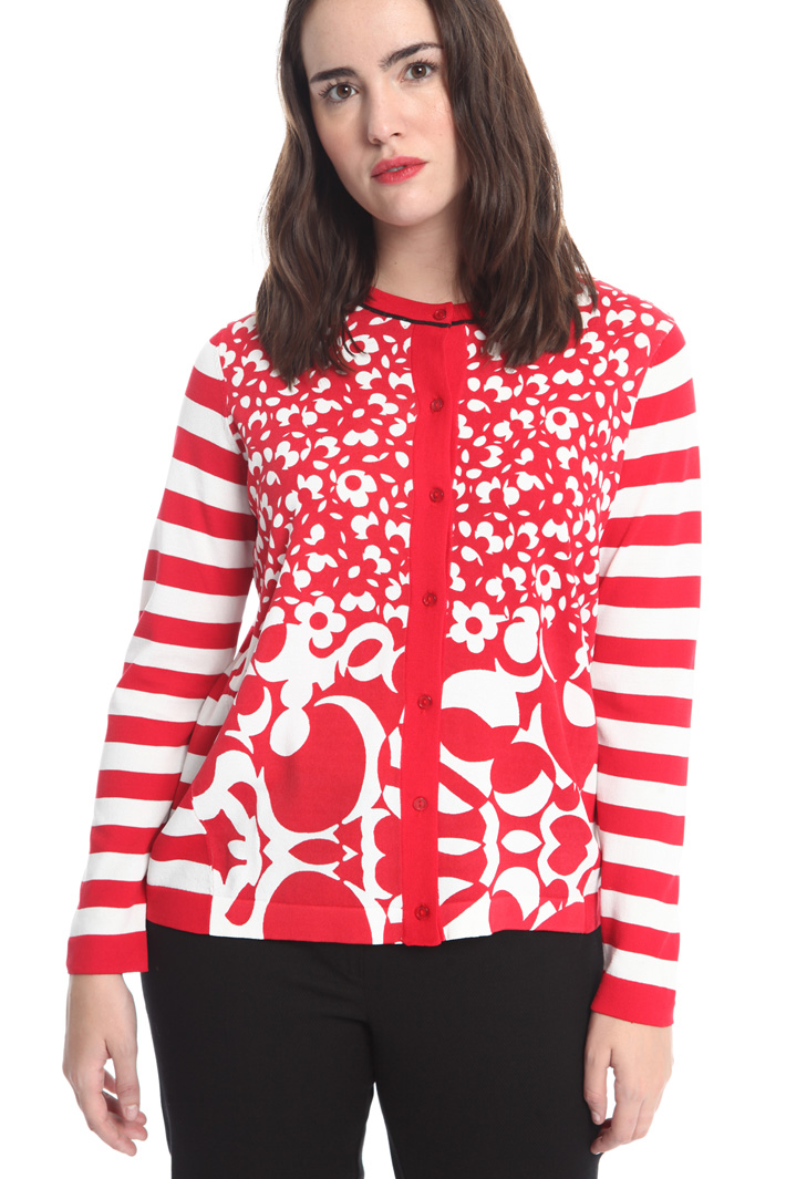 Stretch viscose cardigan Intrend Stretch viscose cardigan Intrend