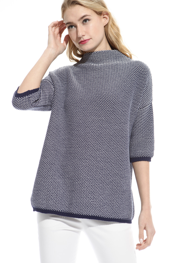 High neck boxy fit sweater Intrend High neck boxy fit sweater Intrend
