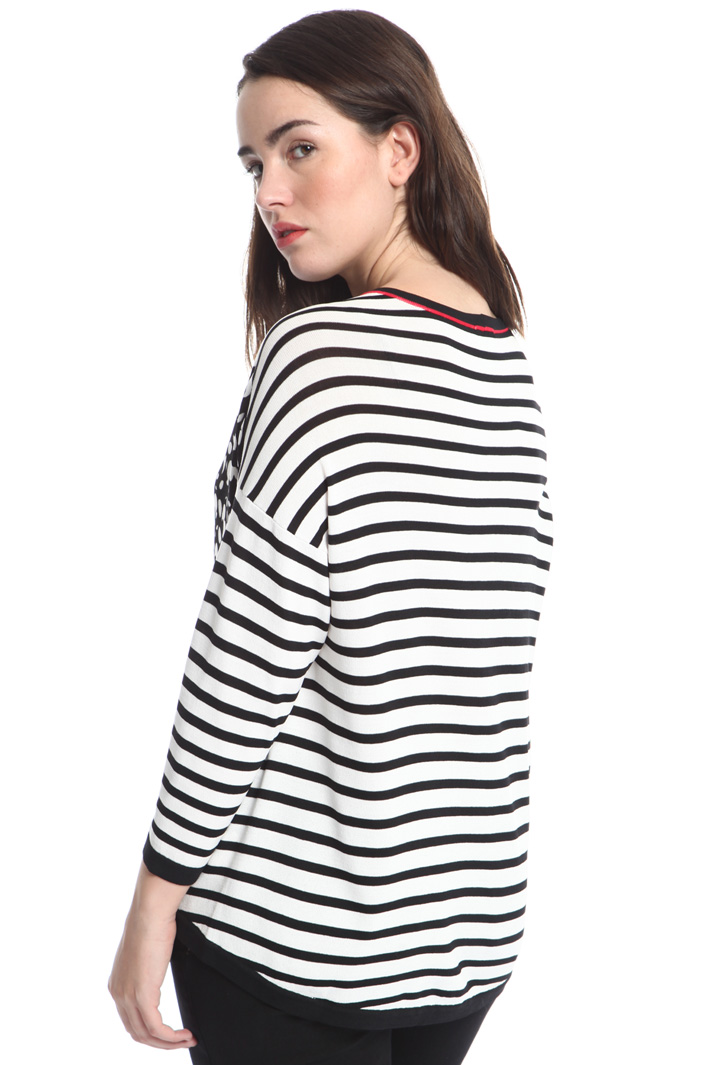 Maglia in viscosa stampata Intrend Maglia in viscosa stampata Intrend