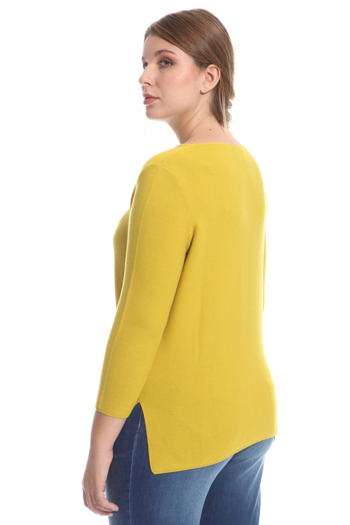 Maglia in cotone punto links Intrend Maglia in cotone punto links Intrend
