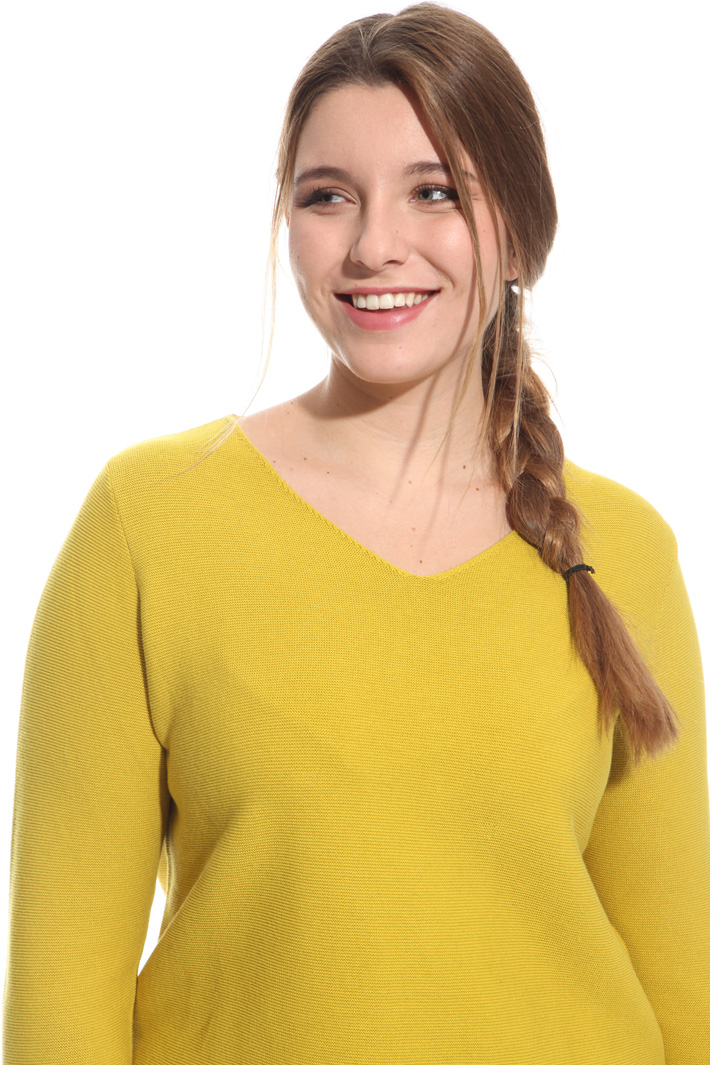 Maglia in cotone punto links Intrend Maglia in cotone punto links Intrend