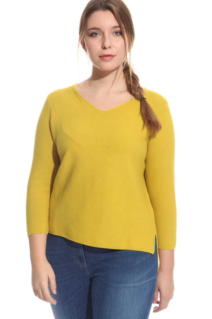 Maglia in cotone punto links Intrend Maglia in cotone punto links Intrend