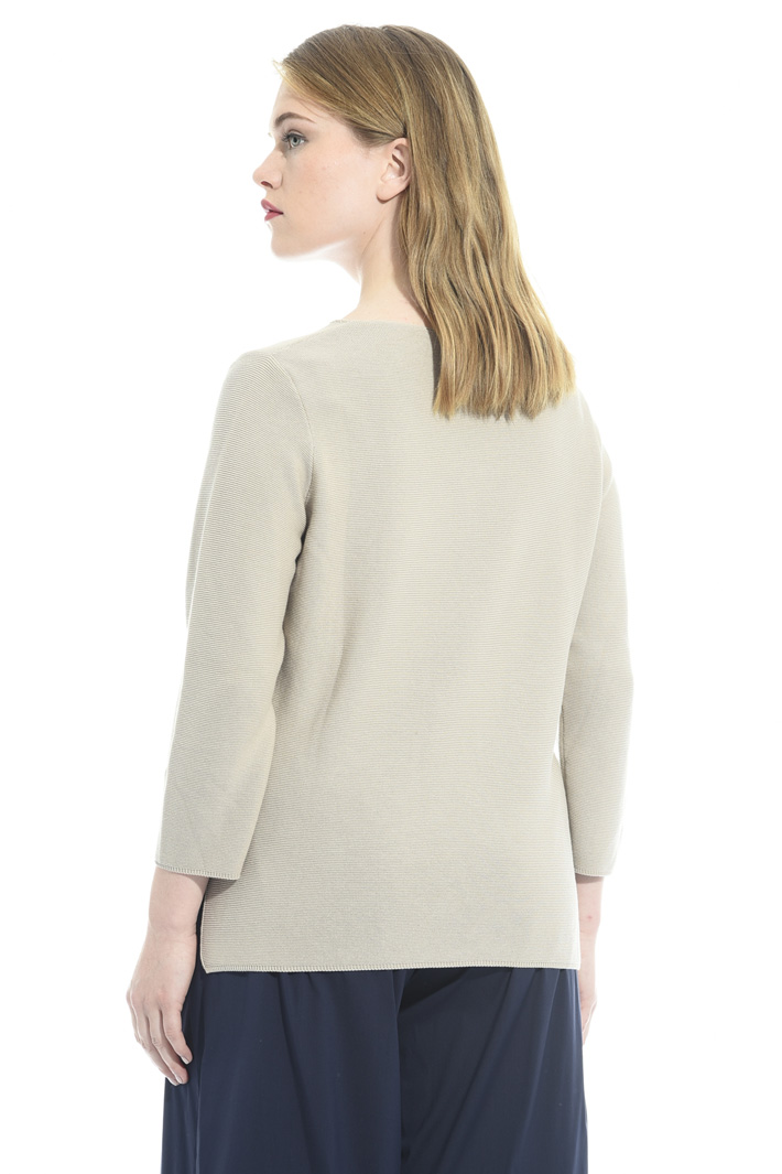 Maglia in cotone punto links Intrend Maglia in cotone punto links Intrend