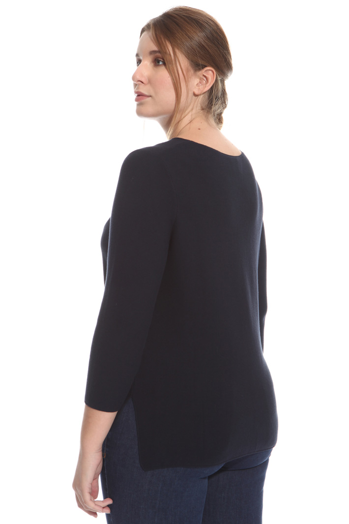 Maglia in cotone punto links Intrend Maglia in cotone punto links Intrend