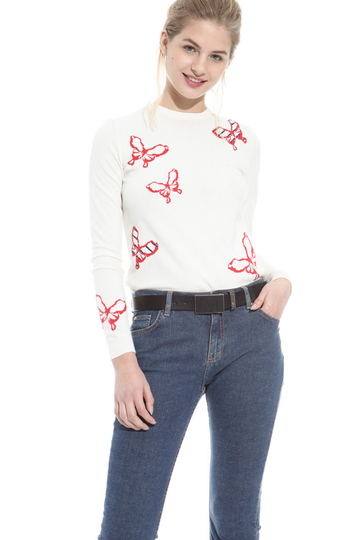 Belt with jewel-style loop Intrend Belt with jewel-style loop Intrend