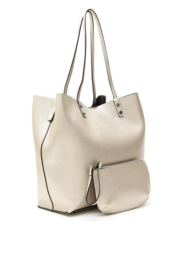 Coated-effect shopping bag Diffusione Tessile Coated-effect shopping bag Diffusione Tessile