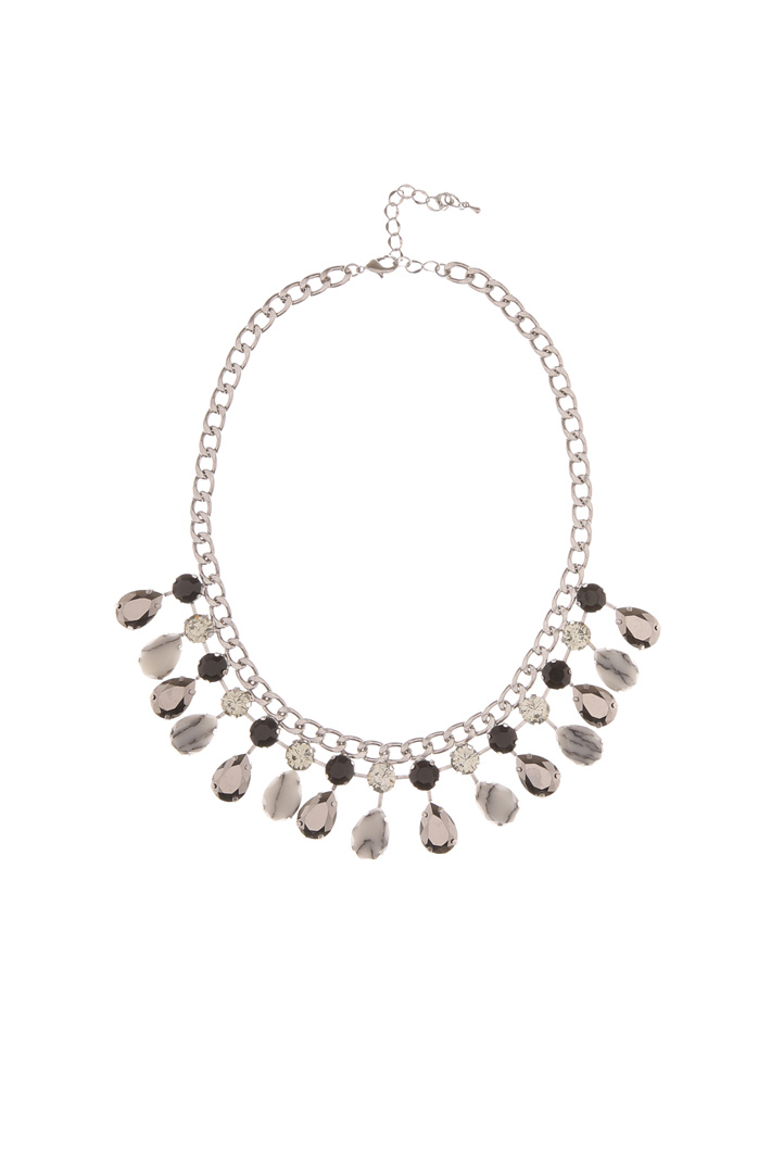 Metal necklace with stones Diffusione Tessile Metal necklace with stones Diffusione Tessile