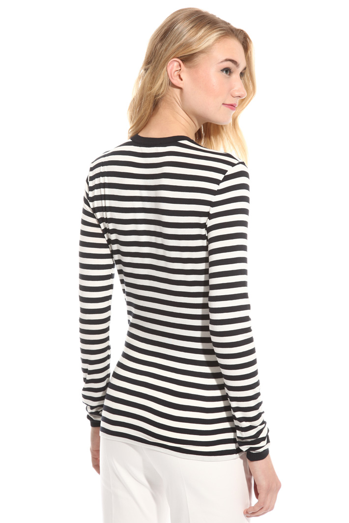 Striped jersey T-shirt Intrend Striped jersey T-shirt Intrend