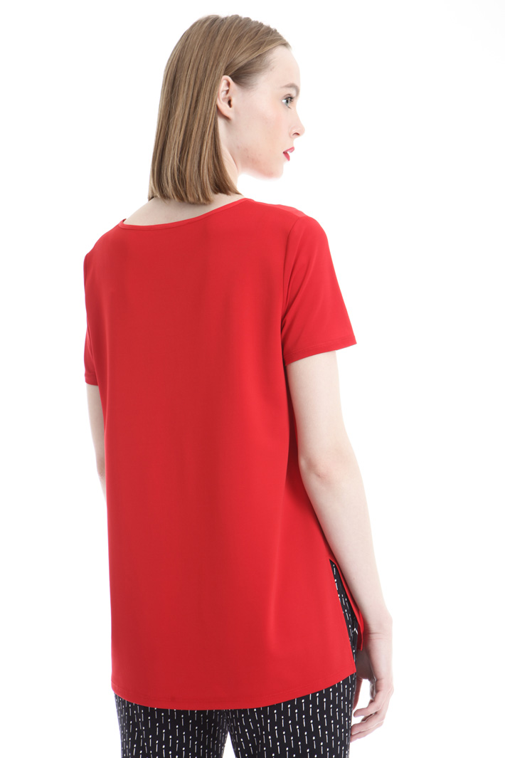 Jersey and crepe top Intrend Jersey and crepe top Intrend
