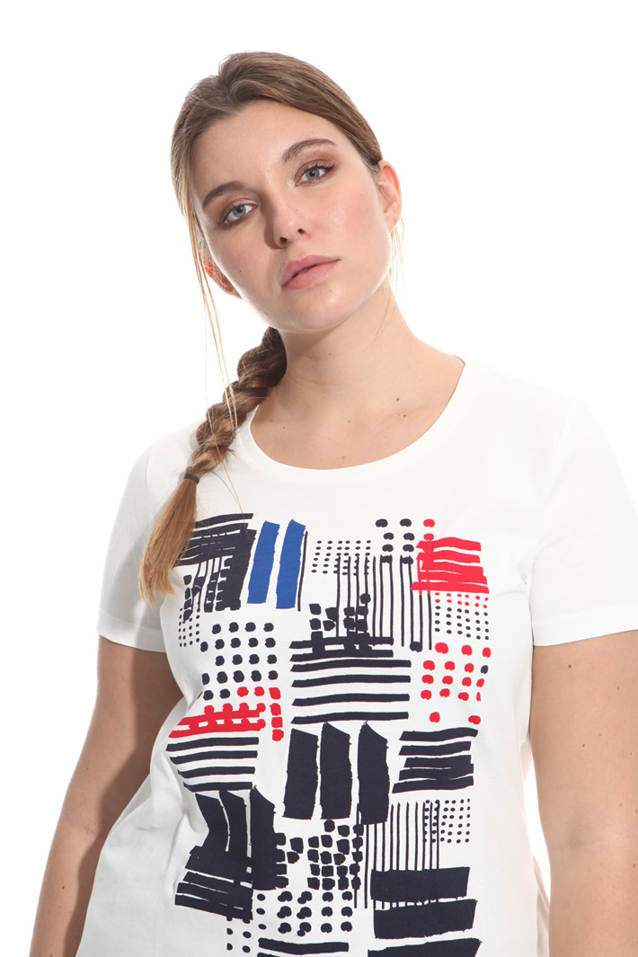 T-shirt in cotone stampato Intrend T-shirt in cotone stampato Intrend