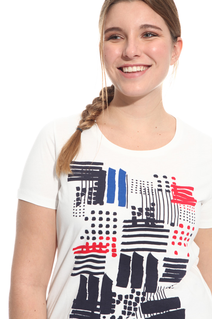 T-shirt in cotone stampato Intrend T-shirt in cotone stampato Intrend