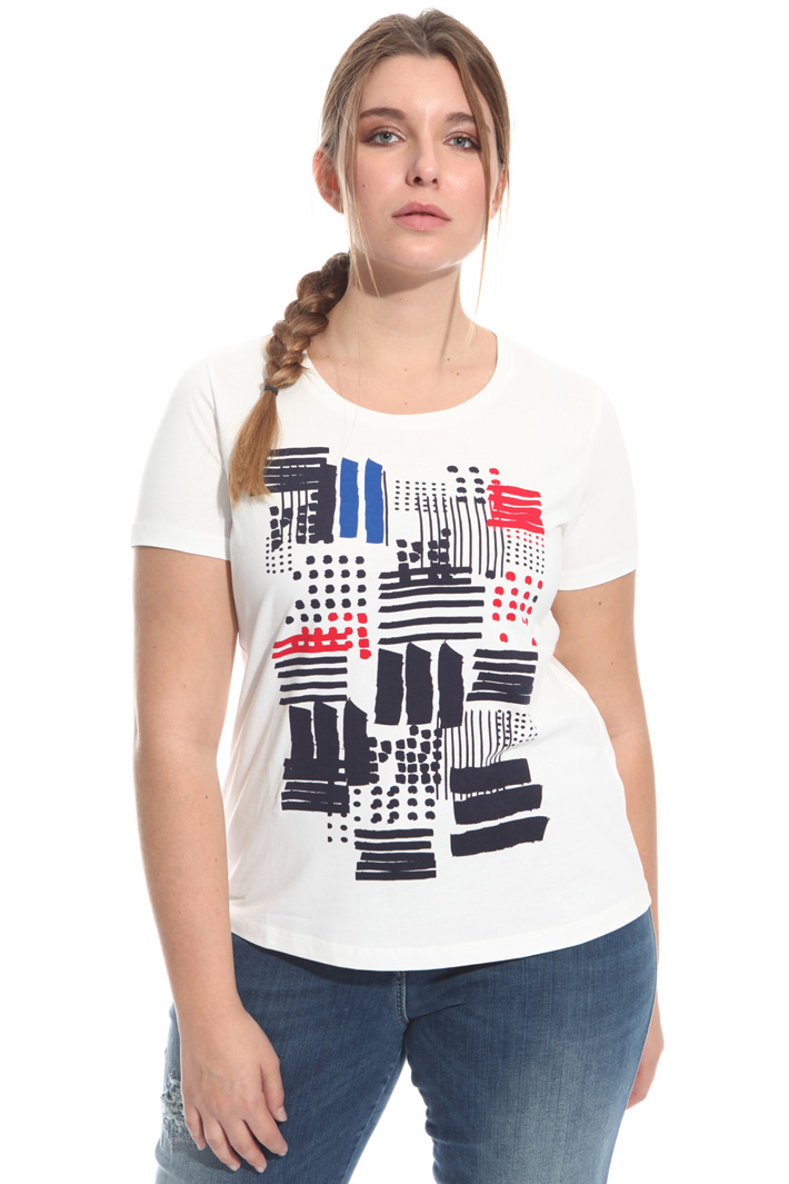 T-shirt in cotone stampato Intrend T-shirt in cotone stampato Intrend
