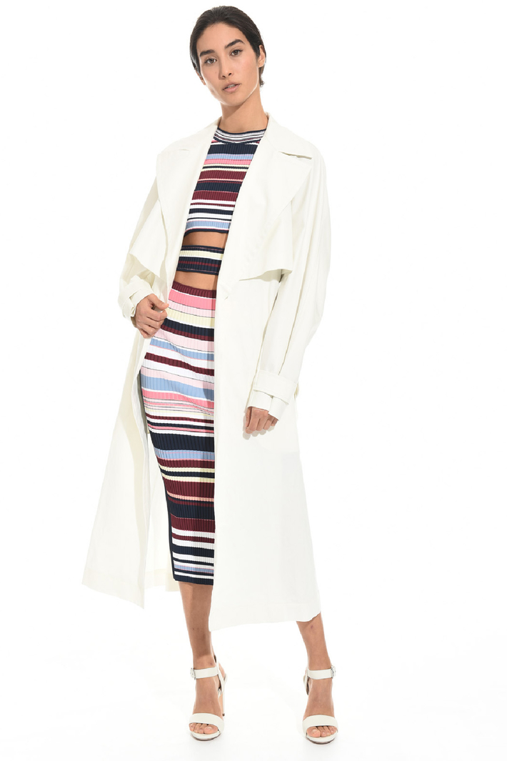 Oversized gabardine trench Intrend Oversized gabardine trench Intrend