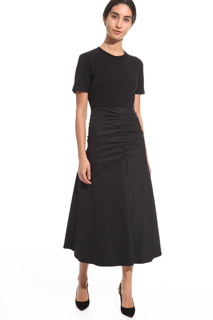 Flared ruched skirt Intrend Flared ruched skirt Intrend