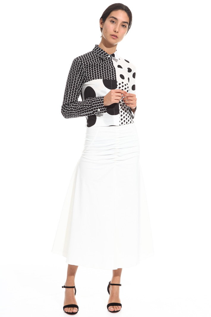 Flared ruched skirt Intrend Flared ruched skirt Intrend