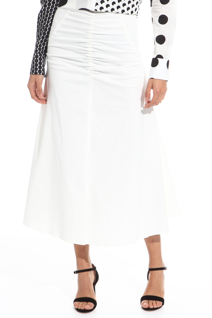Flared ruched skirt Intrend Flared ruched skirt Intrend
