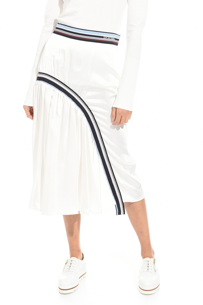Skirt with elastic inlays Intrend Skirt with elastic inlays Intrend