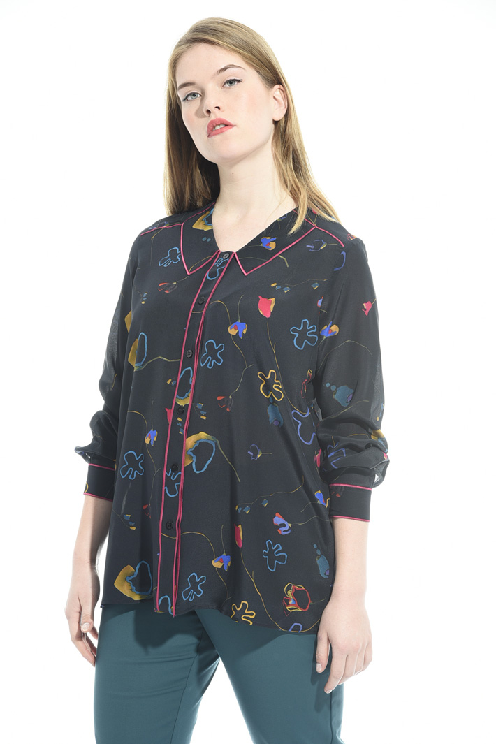 Camicia in crepe di seta Intrend Camicia in crepe di seta Intrend