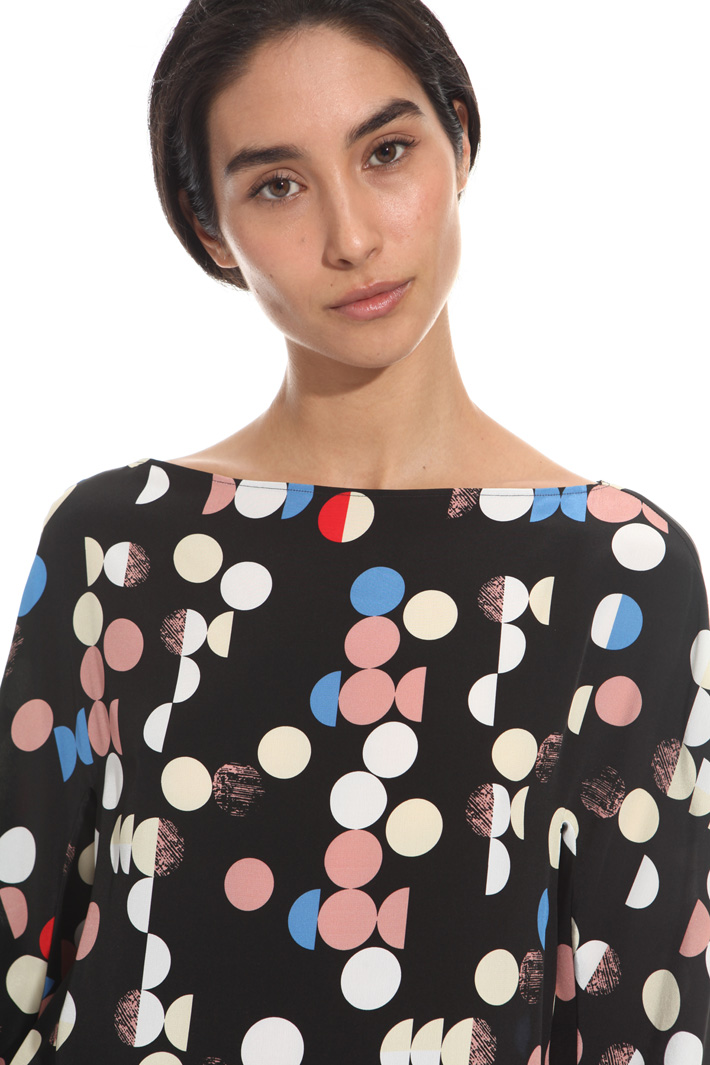 Crepe de chine blouse Intrend Crepe de chine blouse Intrend