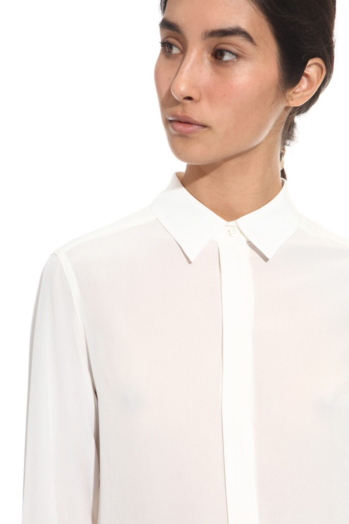 Crepe de chine shirt Diffusione Tessile Crepe de chine shirt Diffusione Tessile