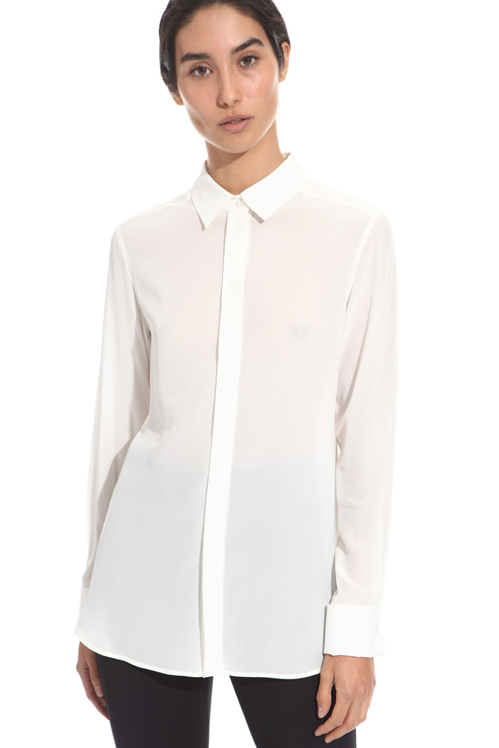 Crepe de chine shirt Diffusione Tessile Crepe de chine shirt Diffusione Tessile