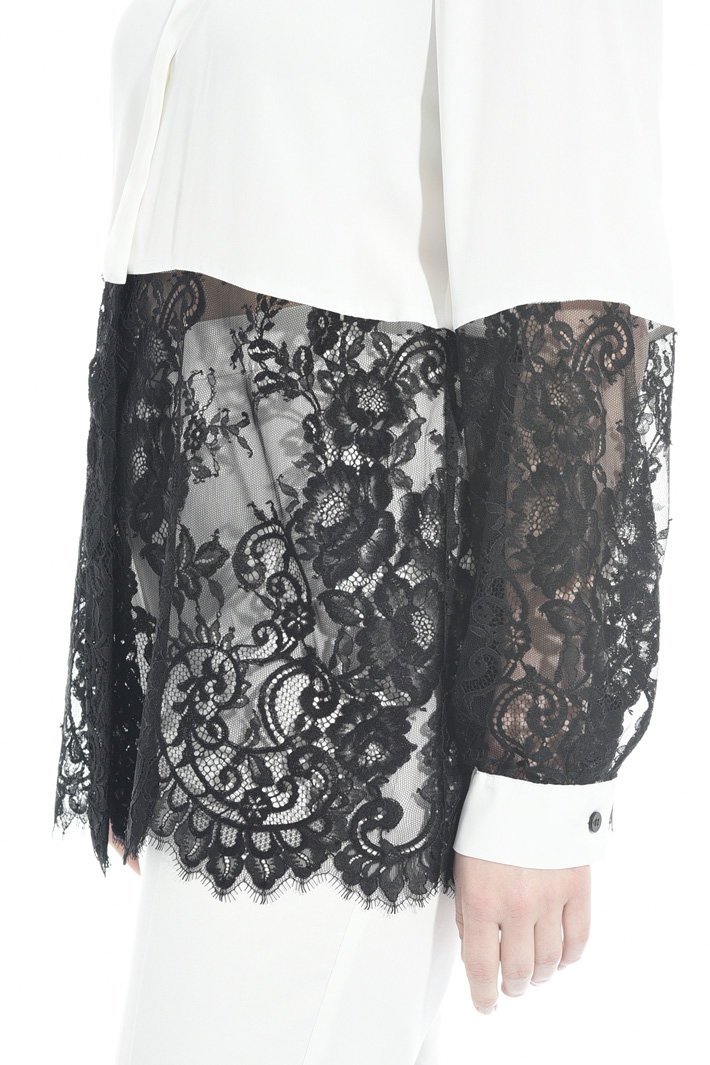 Silk and lace shirt Diffusione Tessile Silk and lace shirt Diffusione Tessile