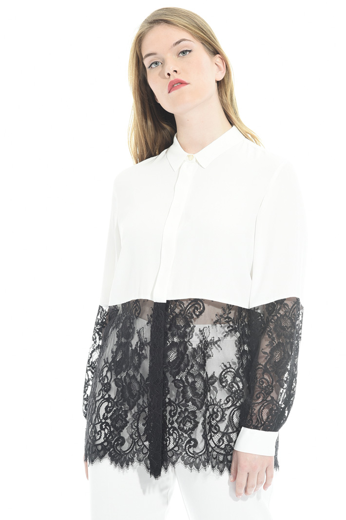 Silk and lace shirt Diffusione Tessile Silk and lace shirt Diffusione Tessile