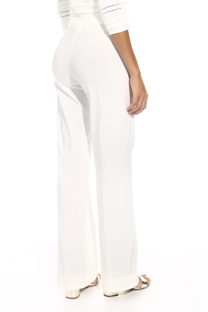 Turn-up cuff trousers Intrend Turn-up cuff trousers Intrend