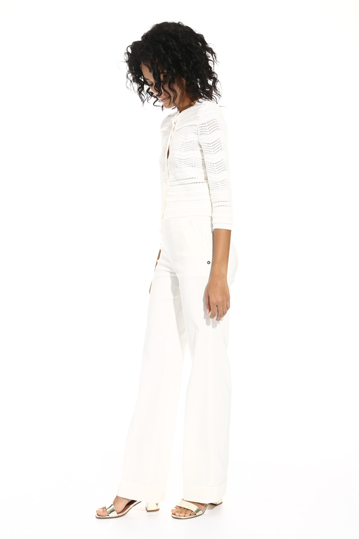Turn-up cuff trousers Intrend Turn-up cuff trousers Intrend