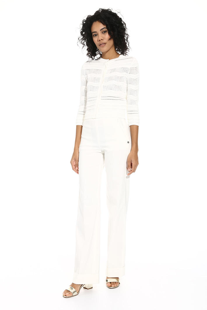 Turn-up cuff trousers Intrend Turn-up cuff trousers Intrend