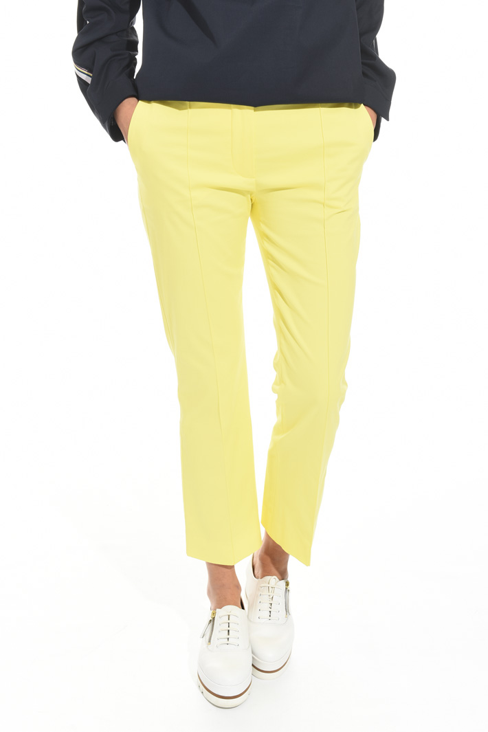 Flared gabardine trousers Intrend Flared gabardine trousers Intrend