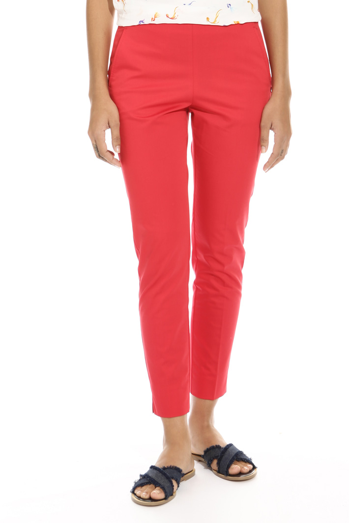 Satin cotton trousers Intrend Satin cotton trousers Intrend