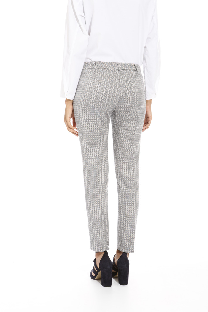 Fitted jacquard trousers Intrend Fitted jacquard trousers Intrend
