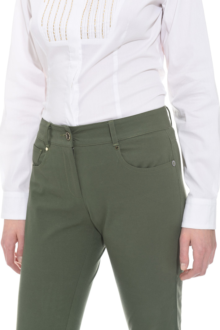 Trousers in stretch fabric Intrend Trousers in stretch fabric Intrend