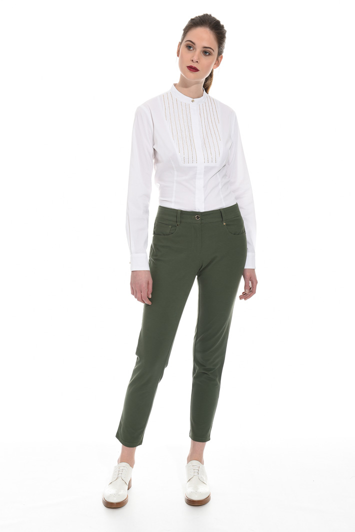 Trousers in stretch fabric Intrend Trousers in stretch fabric Intrend