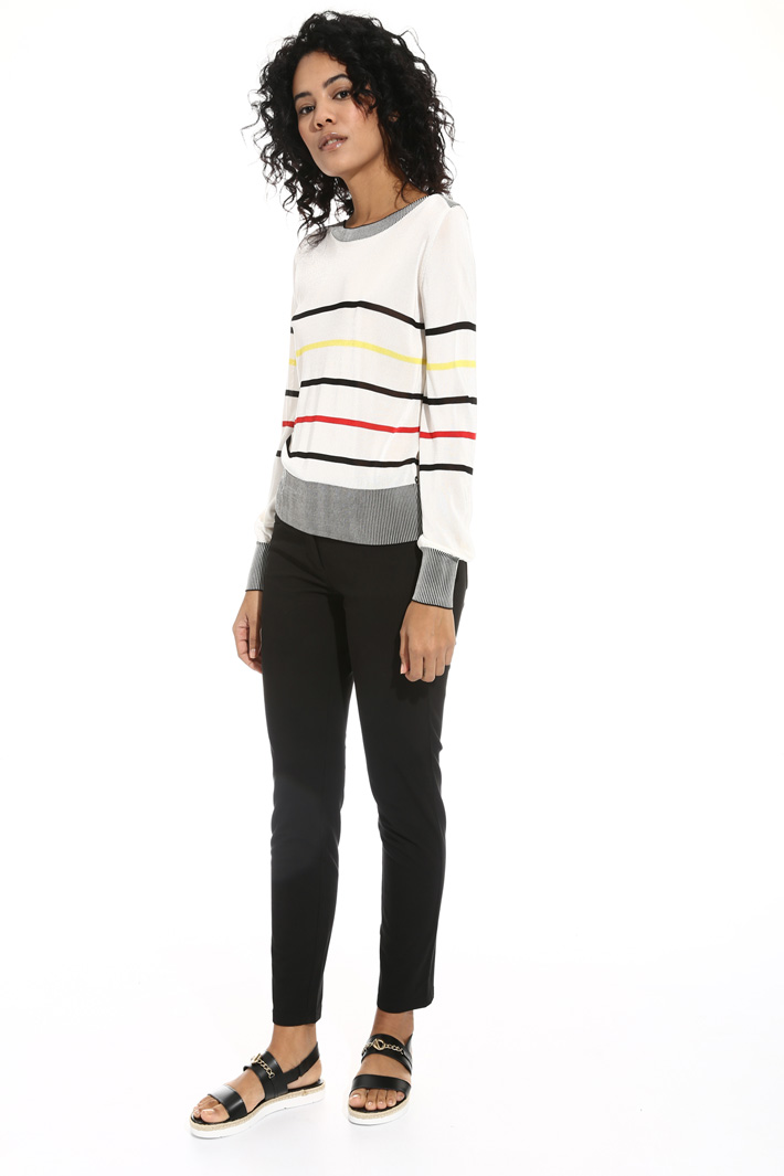 Trousers in stretch fabric Intrend Trousers in stretch fabric Intrend