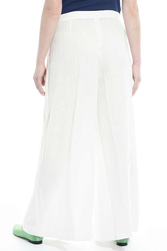 Pleated linen trousers Diffusione Tessile Pleated linen trousers Diffusione Tessile