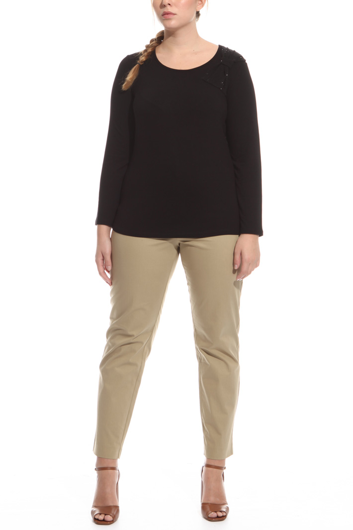 Pantalone in raso di cotone Intrend Pantalone in raso di cotone Intrend