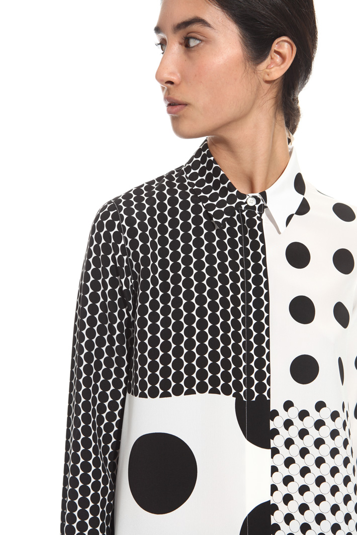 Long silk shirt Diffusione Tessile Long silk shirt Diffusione Tessile