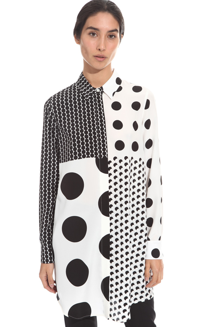 Long silk shirt Diffusione Tessile Long silk shirt Diffusione Tessile