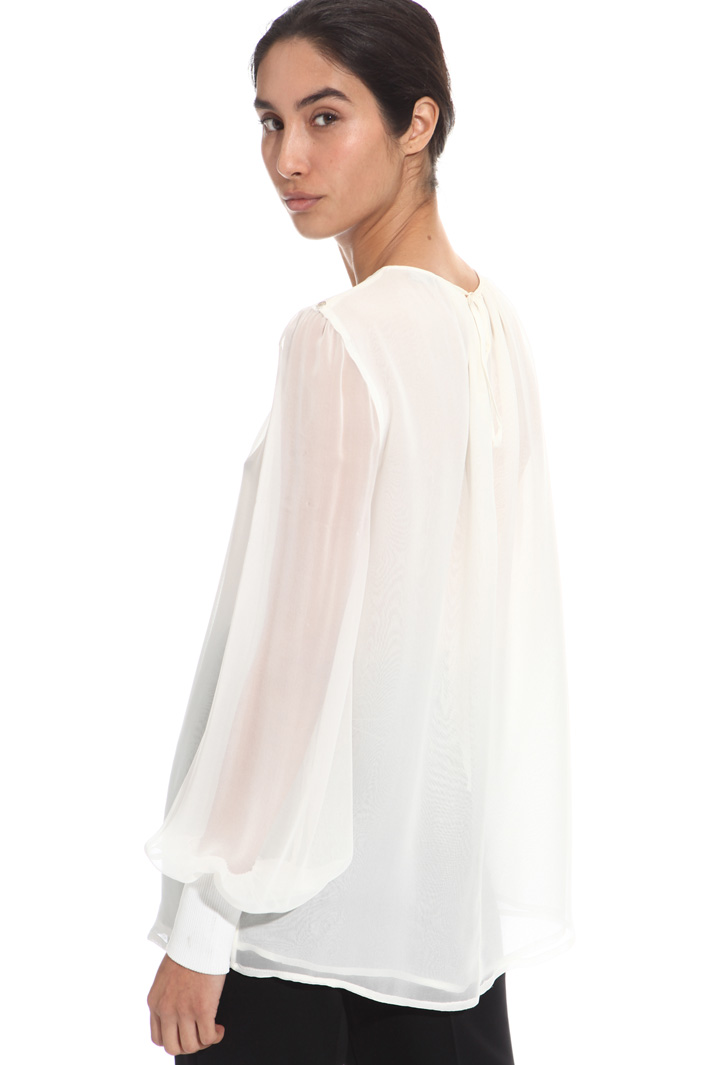 Silk georgette blouse Diffusione Tessile Silk georgette blouse Diffusione Tessile